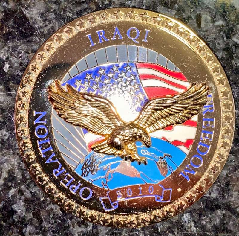 U S A - OPERATION IRAQ FREEDOM WITH RAISED EAGLES 2010