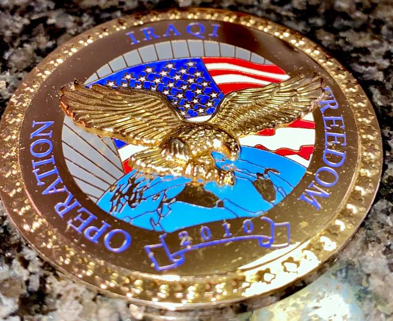 U S A - OPERATION IRAQ FREEDOM WITH RAISED EAGLES 2010