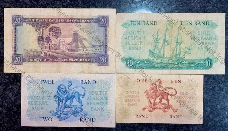 COMPLETE SET OF G.RISSIK & DECIMALS R20 TO R1 -- R2 IS AUNC FIRST ISSUE - 1962 (1 BID TAKES ALL)