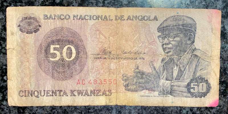 ANGOLA 50 KWACHA 1976