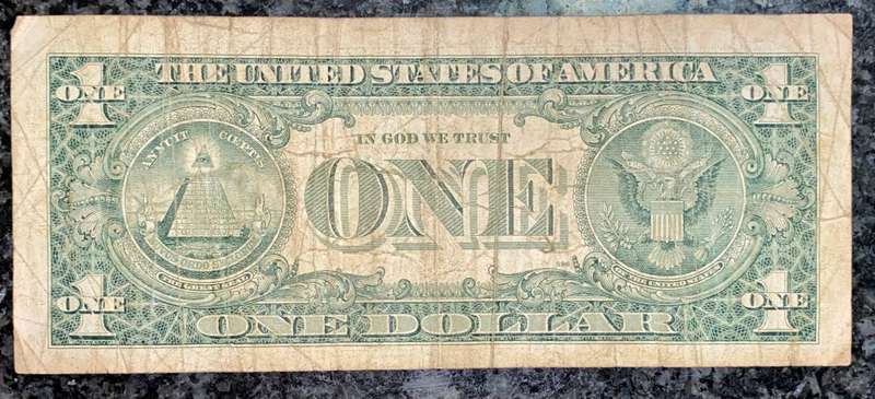 U S A 1 DOLLAR 1995 NEW YORK