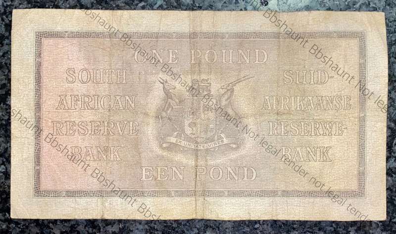 MH DE KOCK 1 POUND 1947 E/A 1ST ISSUE  A172