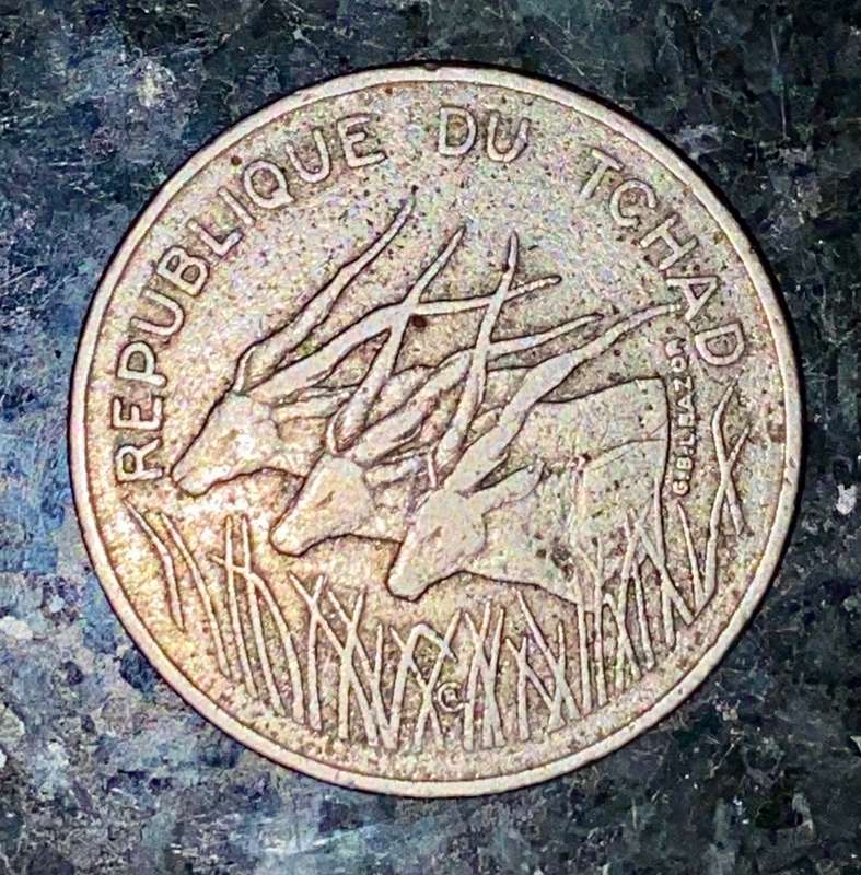 CHAD 100 FRANCS 1975