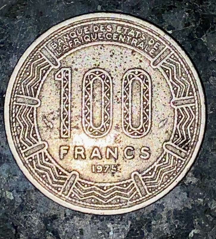 CHAD 100 FRANCS 1975
