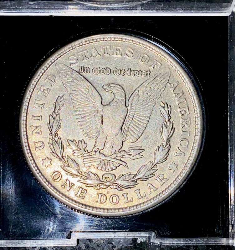 U S A SILVER 1 DOLLAR - MORGAN DOLLAR - SAN FRANCISCO MINT 1921 COMES WITH CAPSULE