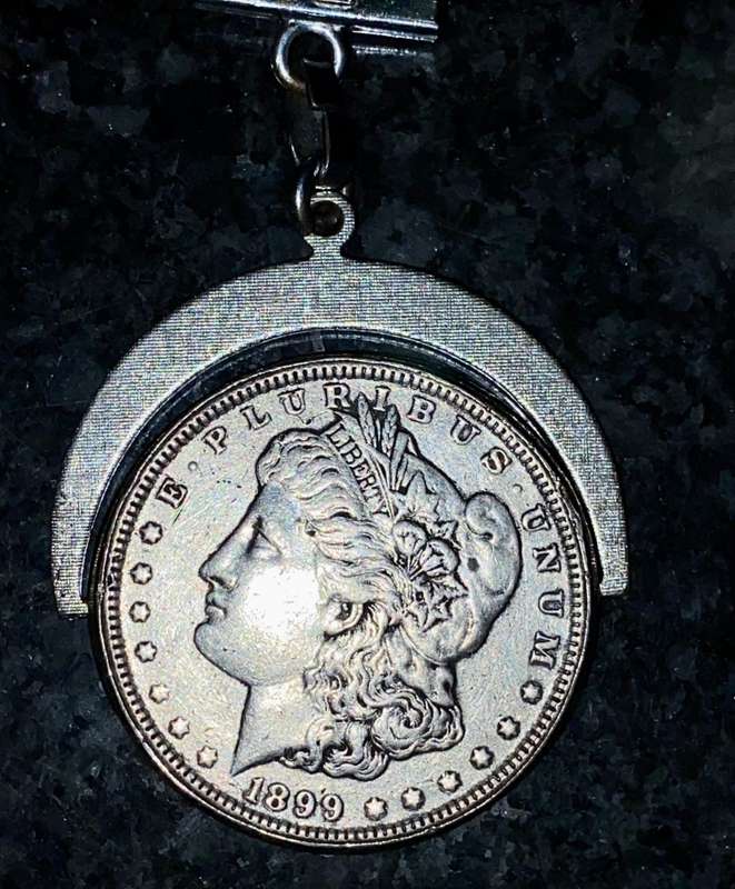U S A SILVER 1 DOLLAR - MORGAN DOLLAR -  PHILADELPHIA MINT 1899