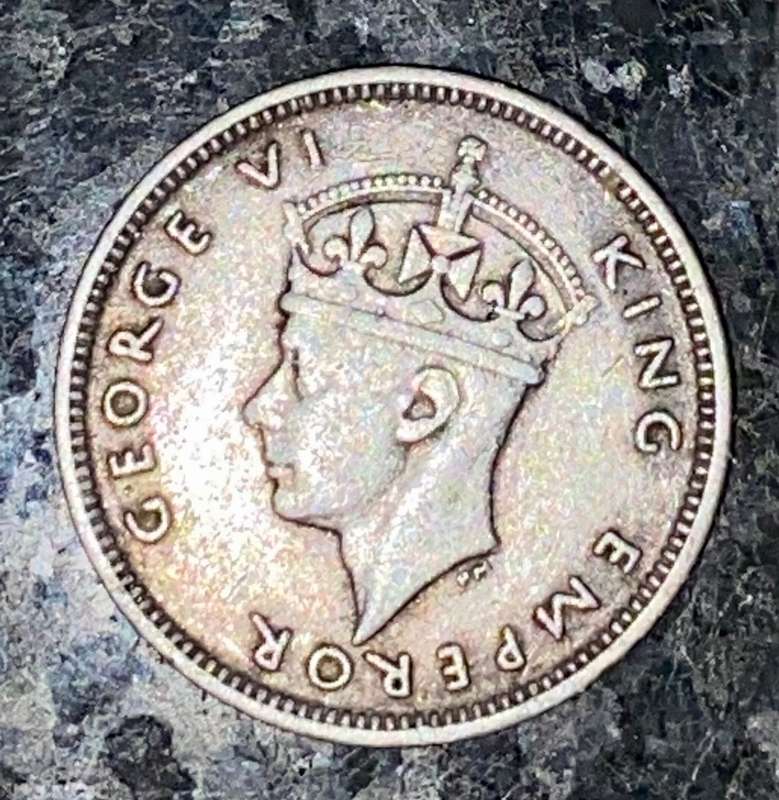 MAURITIUS RARE SILVER 1/4 RUPEE 1938 KEY DATE