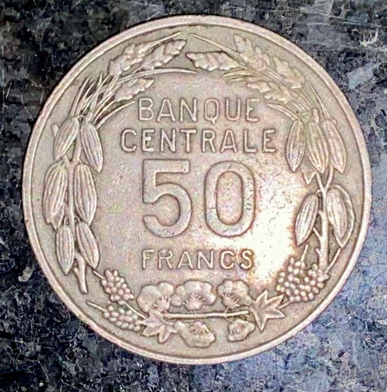 CAMEROON 50 FRANC 1960