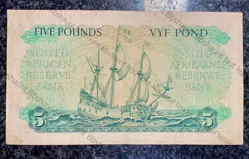 MH DE KOCK 5 POUND 08-02-1954 E/A 3RD ISSUE C30