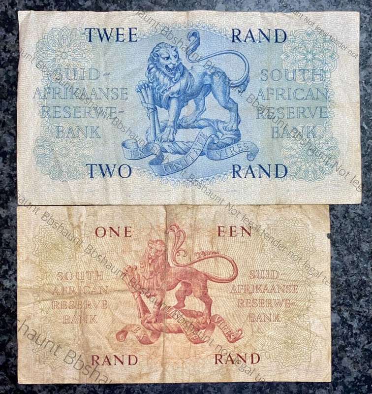 G RISSIK R1 - 1ST ISSUE 1962 & MH DE KOCK R2 B87 - 4TH ISSUE 1961 (1 BID TAKES ALL)