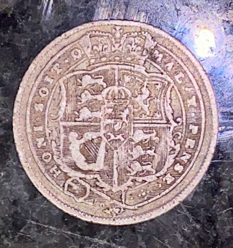 GREAT BRITAIN SILVER 6 PENCE 1818