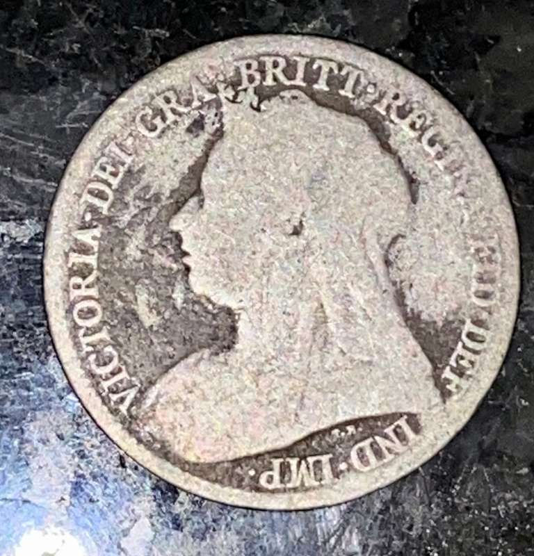 GREAT BRITAIN SILVER 6 PENCE 1895