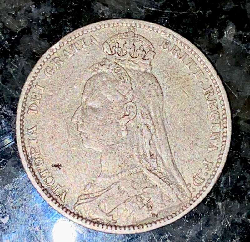 GREAT BRITAIN SILVER 1 SHILLING 1889