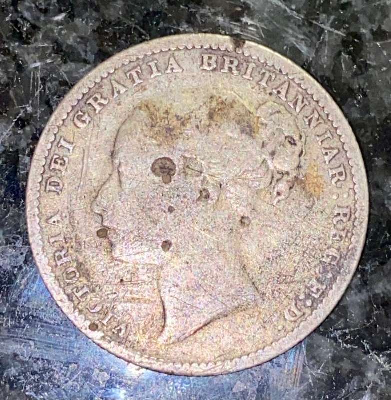 GREAT BRITAIN SILVER 1 SHILLING 1881