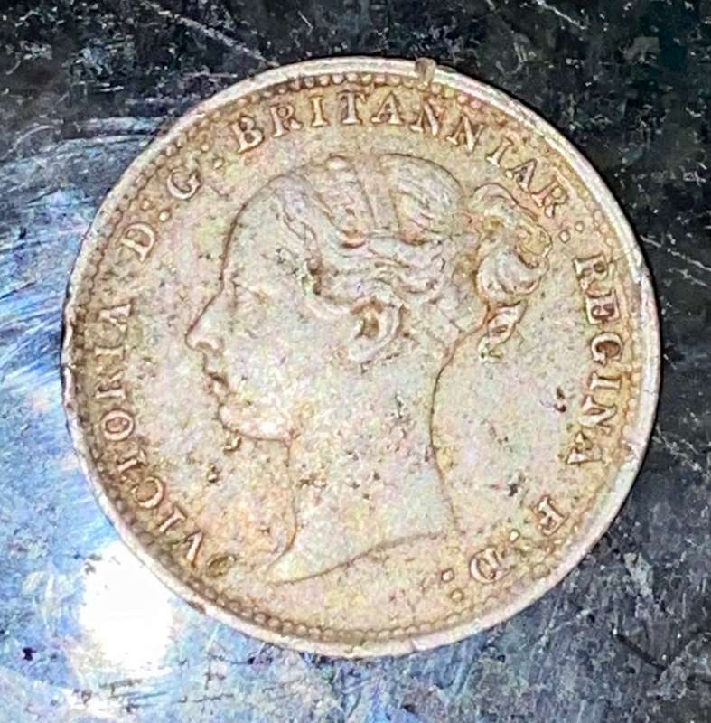 GREAT BRITAIN SILVER 3 PENCE 1886