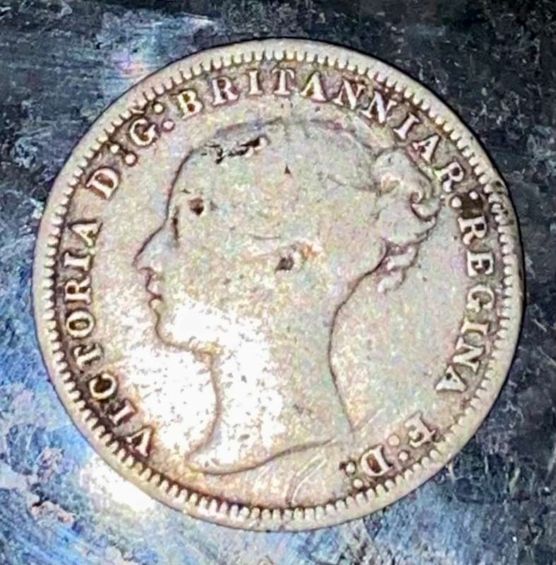 GREAT BRITAIN SILVER 3 PENCE 1874
