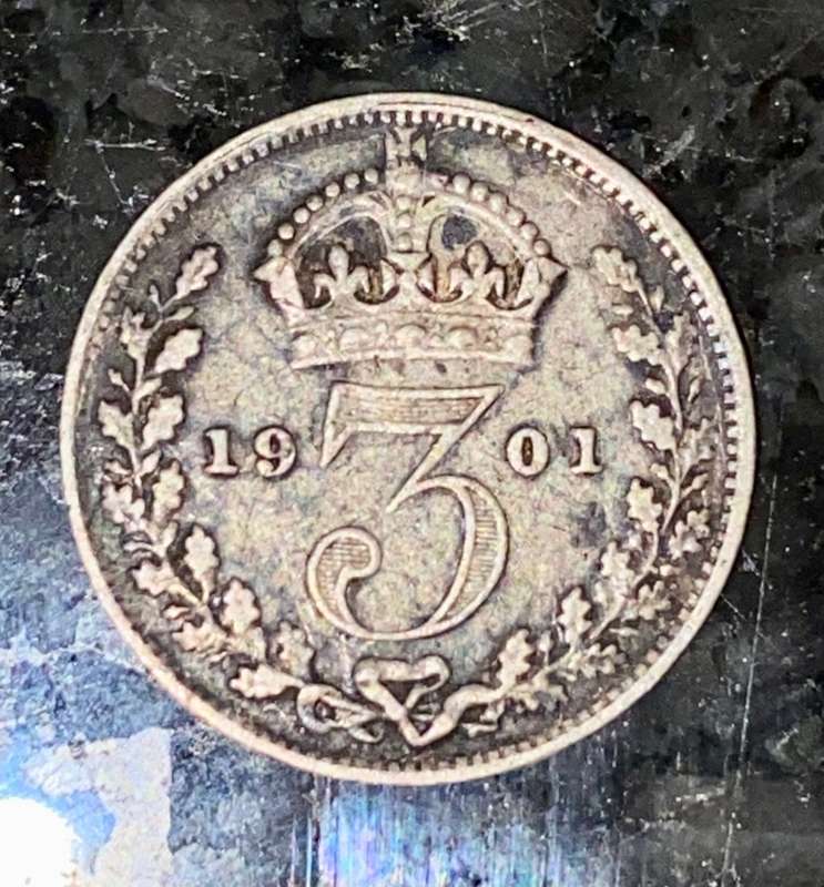 GREAT BRITAIN SILVER 3 PENCE 1910