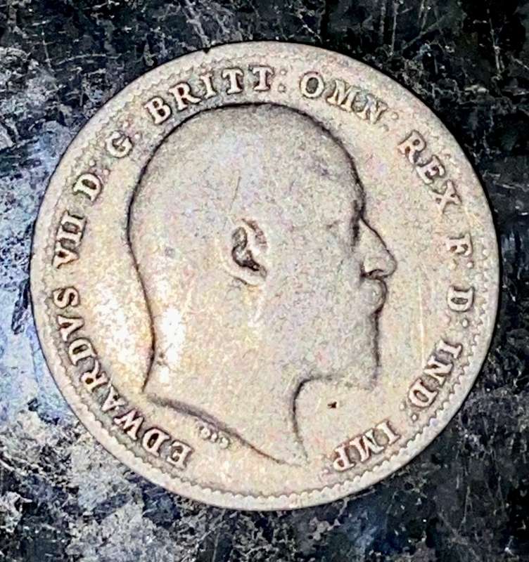 GREAT BRITAIN SILVER 3 PENCE 1909