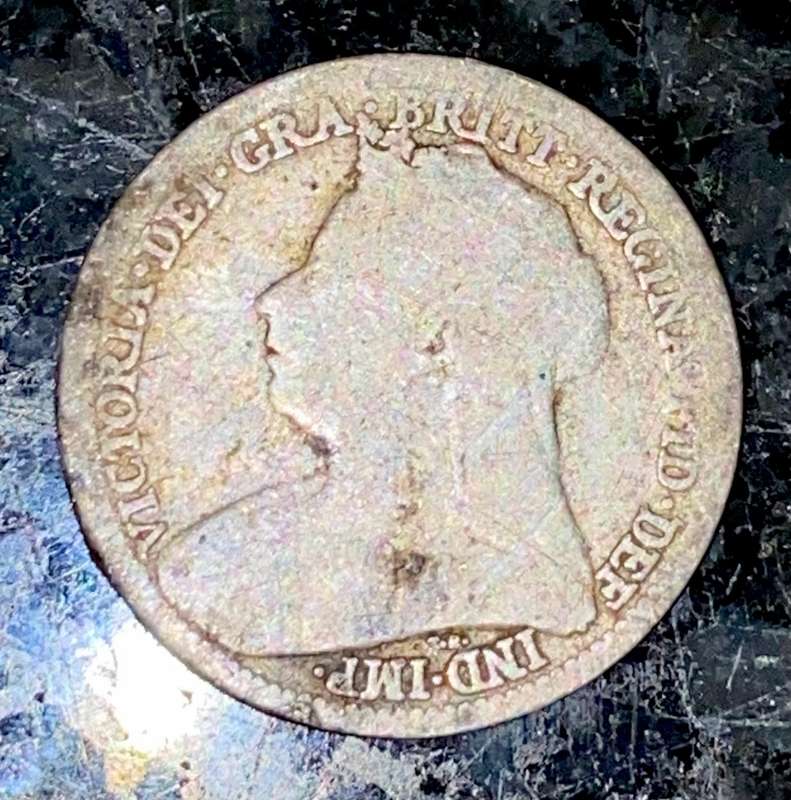 GREAT BRITAIN SILVER 3 PENCE 1900