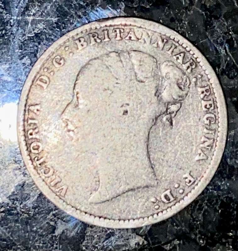 GREAT BRITAIN SILVER 3 PENCE 1888