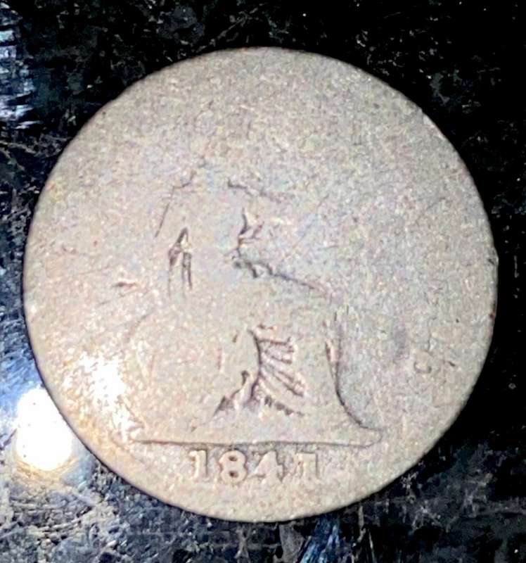 GREAT BRITAIN SILVER 4 PENCE 1841 GROAT