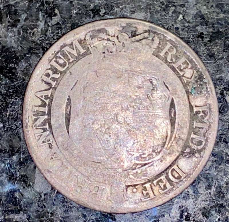GREAT BRITAIN SILVER 2 1/2 SHILLINGS 1817 HALF CROWN