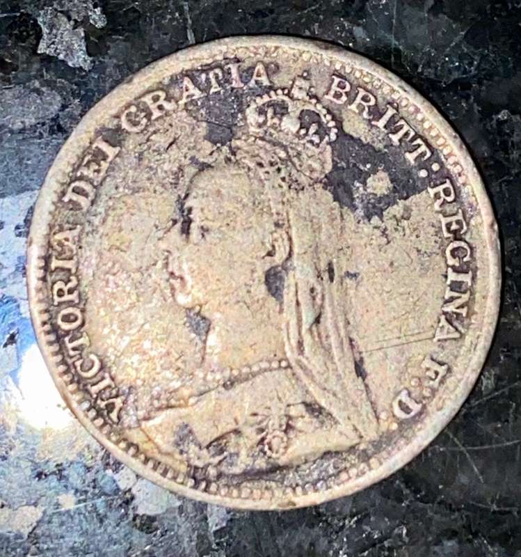 GREAT BRITAIN SILVER 3 PENCE 1892
