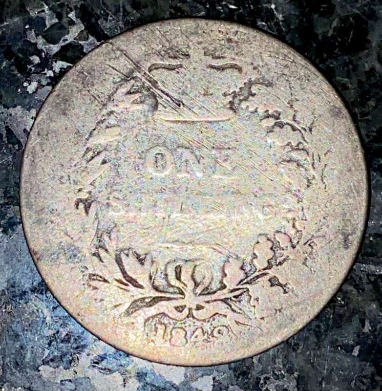 GREAT BRITAIN SILVER 1 SHILLING 1840