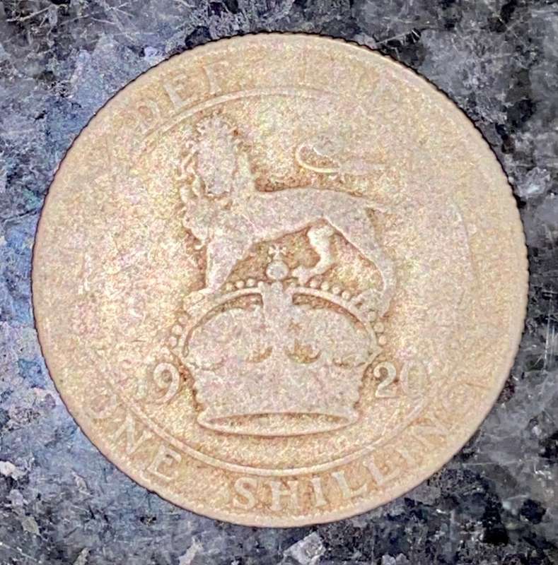 GREAT BRITAIN SILVER 1 SHILLING 1920