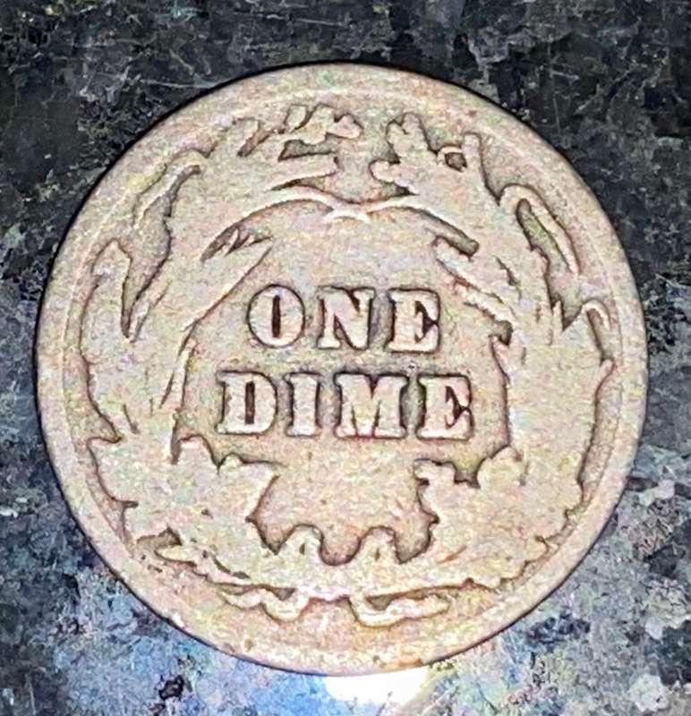 U S A SILVER 1 BARBER DIME - 10 CENT 1902 - SILVER ,900