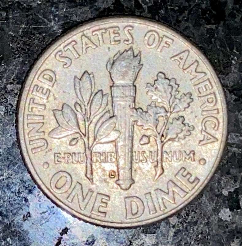 U S A SILVER 1 DIME - 10 CENT 1964 DEVER MINT - SILVER ,900