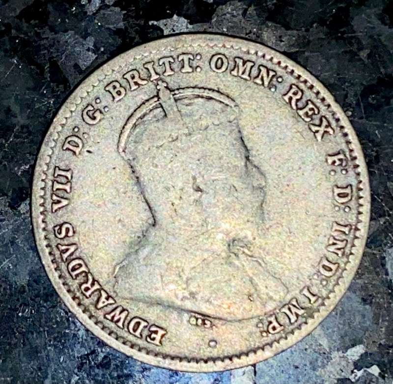 AUSTRALIA SILVER 3 PENCE 1910 STERLING SILVER
