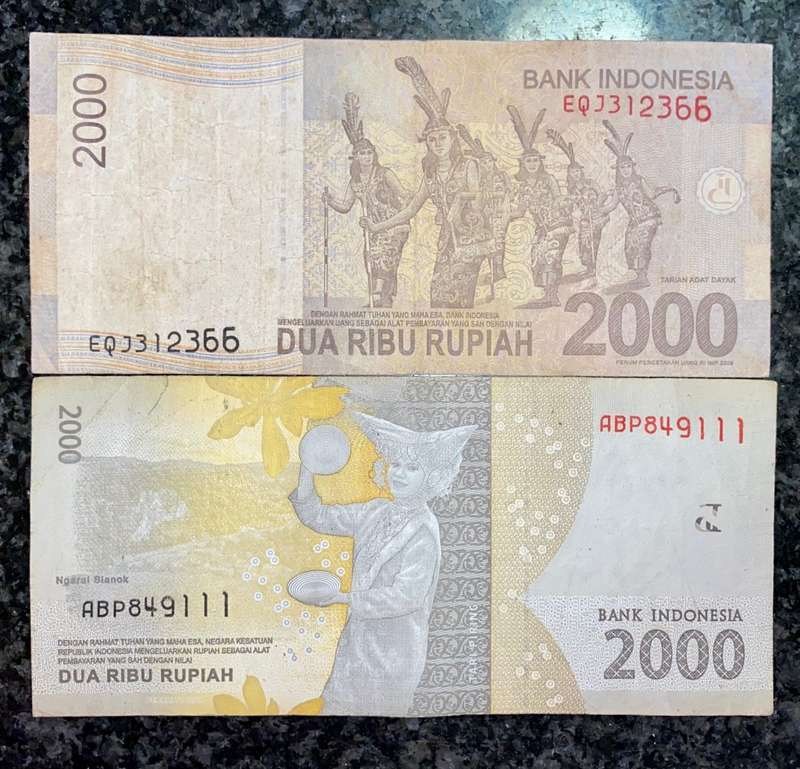 INDONESIA SET 2000 RUPIAH 2015 & 2016(1 BID TAKES ALL)