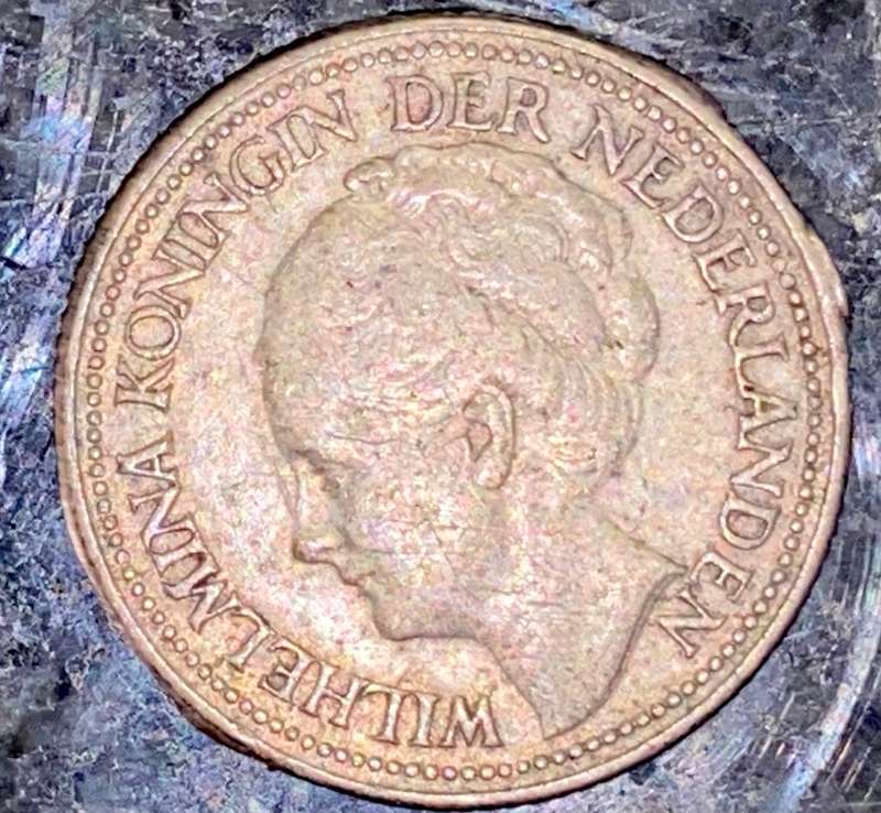 NETHERLANDS SILVER 25 CENT 1928