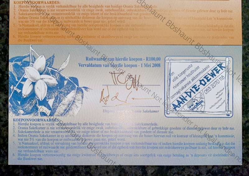 COMPLETE SET OF  LOW NUMBER 0195 -ORANIA ORA 100 ORA TO 10 ORA UNC IN ORIGINAL FOLDER(1 BID TAKES AL