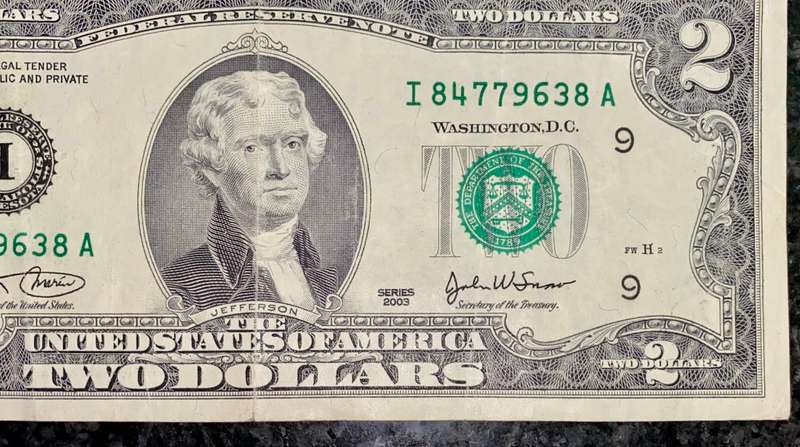 U S A - 2 DOLLAR - MINNEAPOLIS FEDERAL BANK 2003 -