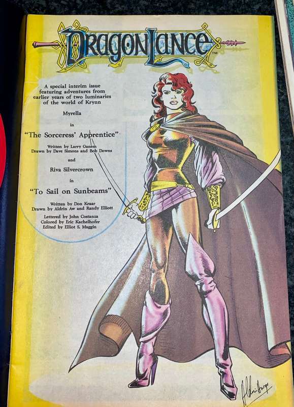 DRAGON LANCE NO4 & NO21 - 1988 (DC)(1 BID TAKES ALL)