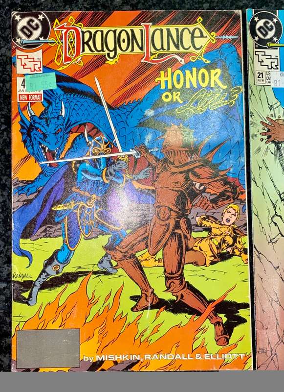 DRAGON LANCE NO4 & NO21 - 1988 (DC)(1 BID TAKES ALL)