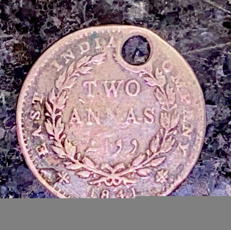 BRITISH / EAST INDIA COMPANY  2 ANNA 1841