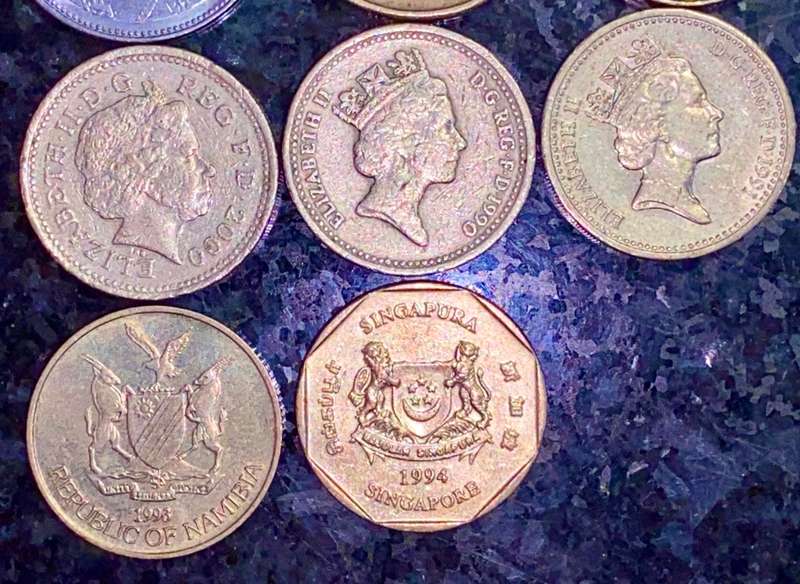 DOLLARS & POUNDS COLLECTION -- MEXICO -- UK -- AUSTRALIA -- SINGAPORE -- NEW ZEALAND (1 BID TAKES AL