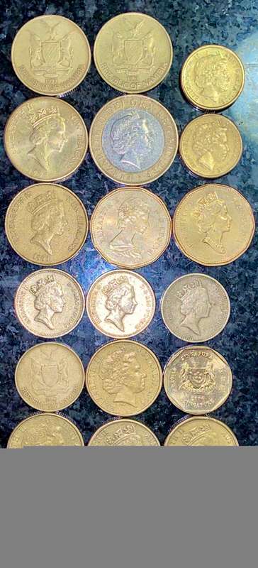 DOLLARS & POUNDS COLLECTION -- CANADA -- UK -- AUSTRALIA -- SINGAPORE -- NEW ZEALAND (1 BID TAKES AL