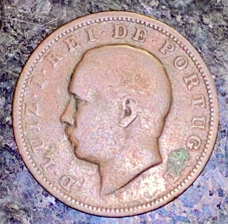 PORTUGAL 20 REIS 1883