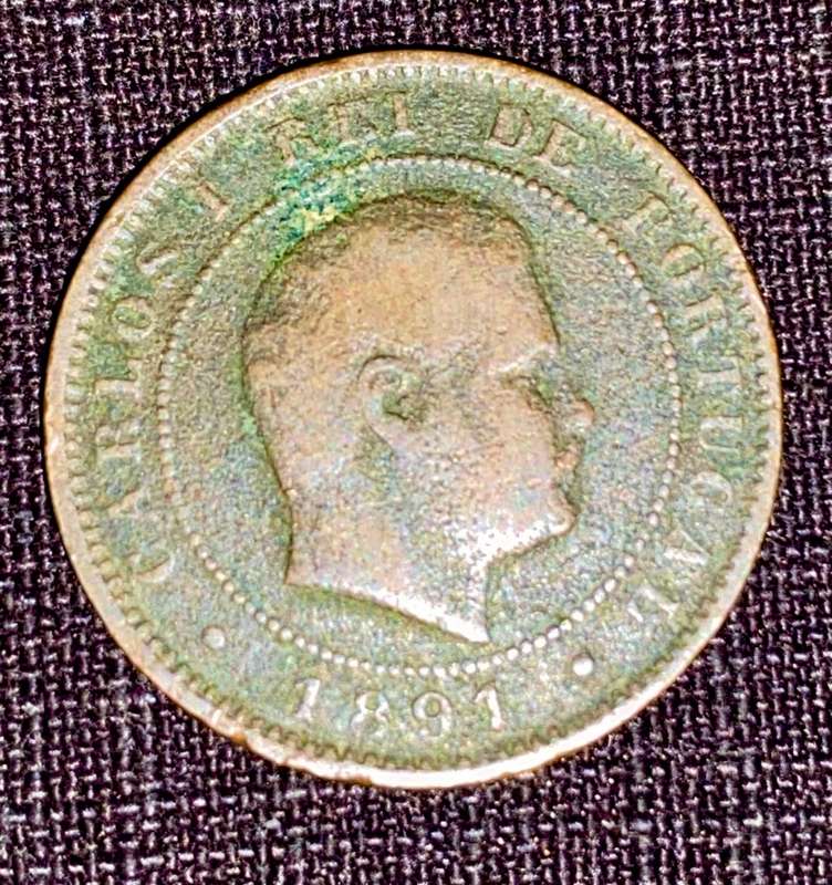 PORTUGAL 20 REIS 1891