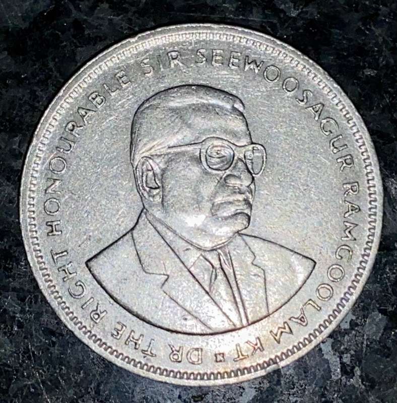 MAURITIUS 5 RUPEES 1991