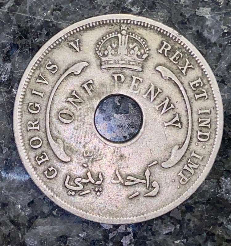 BRITISH / WEST AFRICA 1 PENNY 1920
