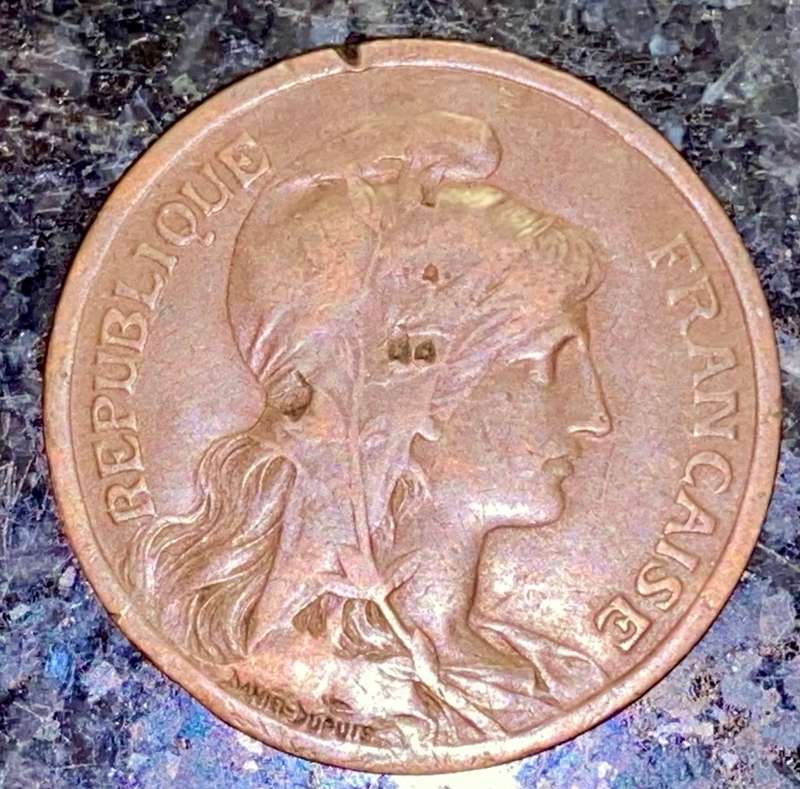 FRANCE 10 CENTIMES 1916