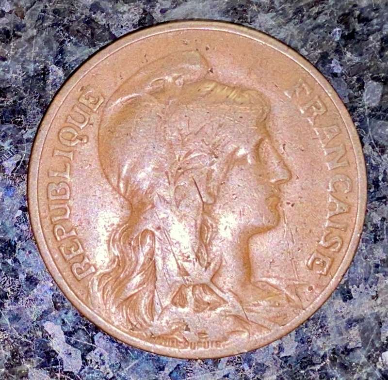 FRANCE 10 CENTIMES 1911