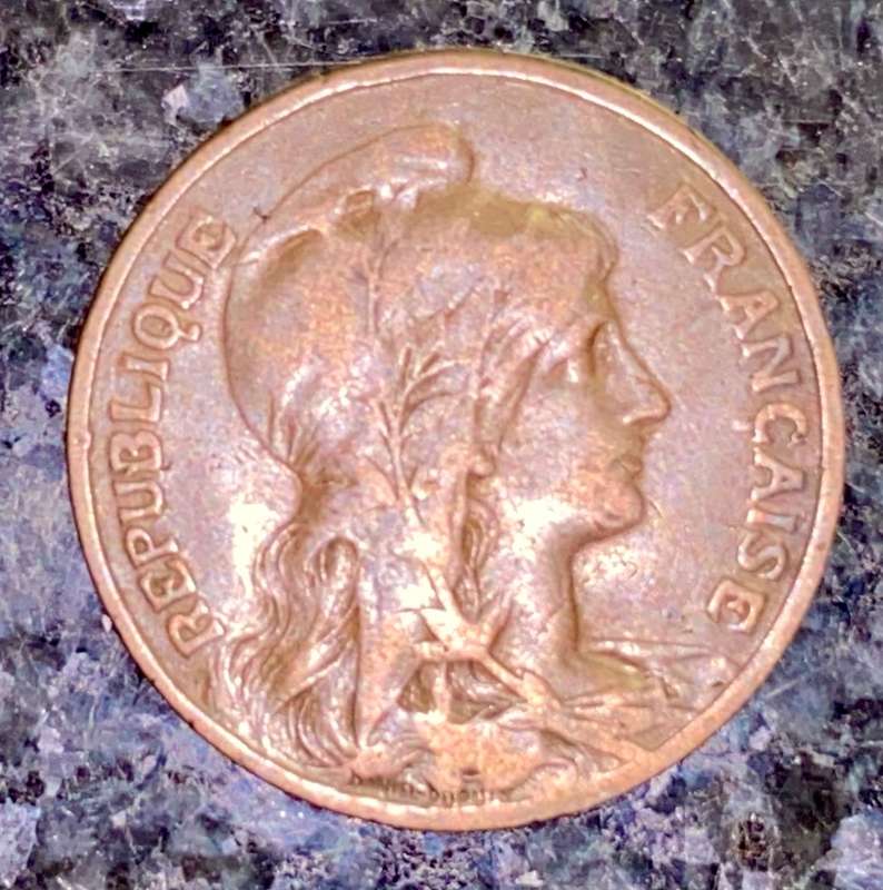 FRANCE 10 CENTIMES 1908