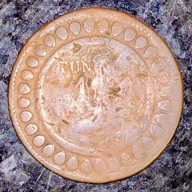 TUNISIA SET 1 FRANC 1929 & VERY OLD TUNISIA 1 FRANC (1 BID TAKES ALL)