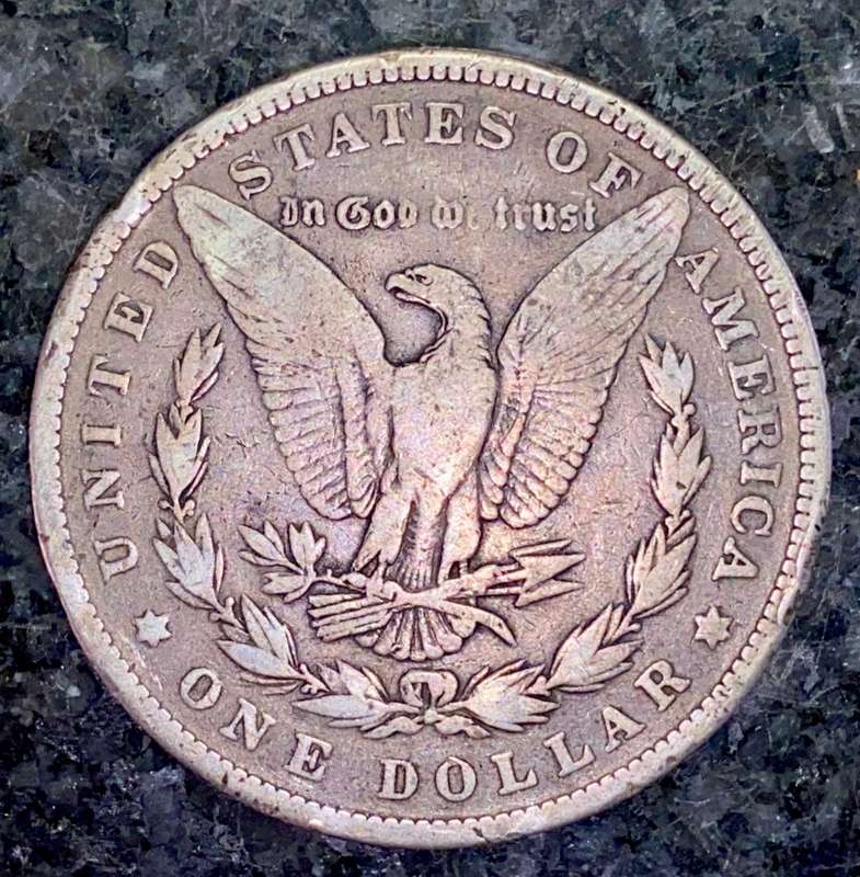 U S A SILVER 1 DOLLAR - 1879 PHILADELPHIA MINT - MORGAN DOLLAR